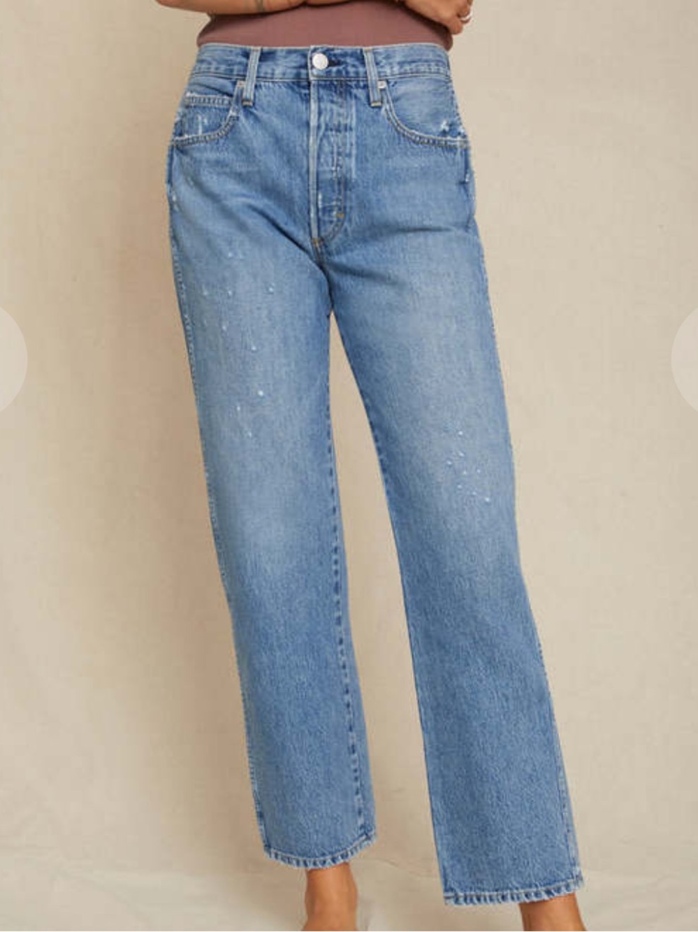 AMO Layla Light Blue Straight Jeans